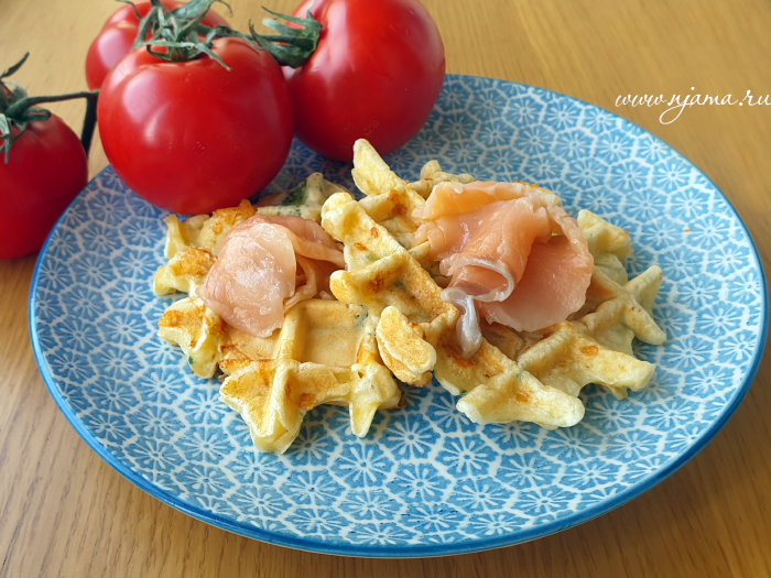 Блинчики на пиве с укропом и чесноком